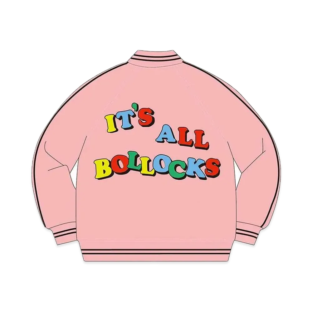 Supreme Jamie Reid It's All Bollocks Varsity Jacket "Pink"