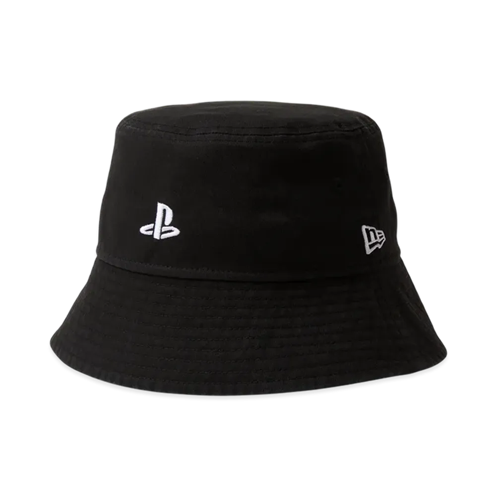 NEW ERA x PlayStation Bucket 01 Sailor Brim Family Mark "Black"