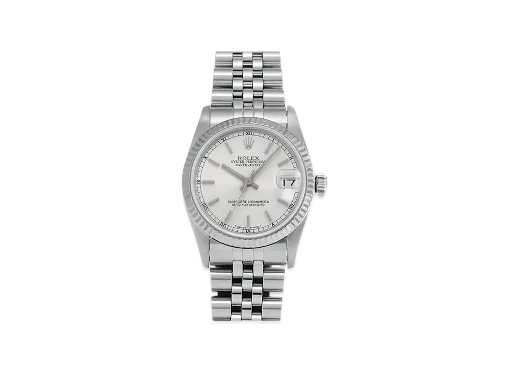 ROLEX Datejust "Silver/Stainless Steel/White Gold"