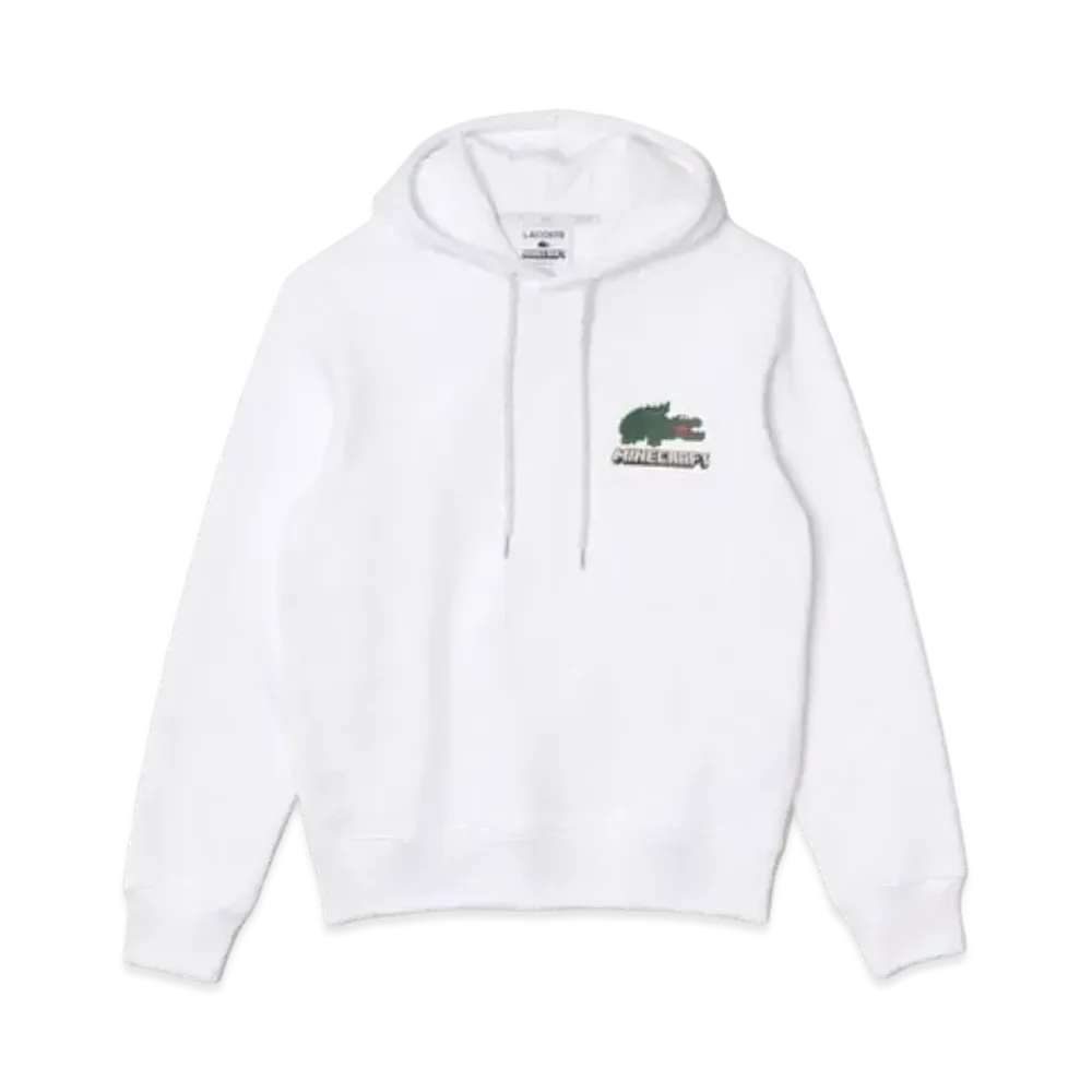 LACOSTE x Minecraft Organic Cotton Sweat Parka "White"