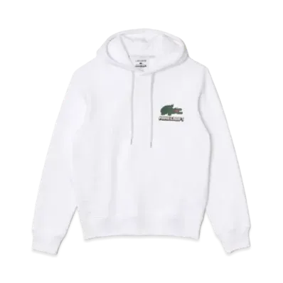 LACOSTE x Minecraft Organic Cotton Sweat Parka "White"