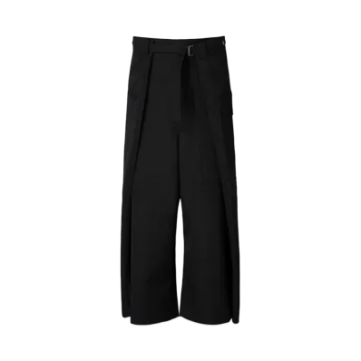 ANREALAGE Wrap Wool Slacks "Black"