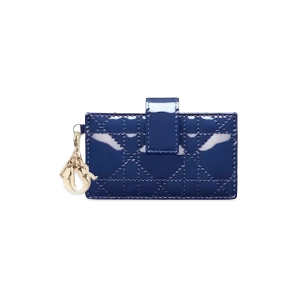 Dior 5-Layer Card Holder "Royal Blue"