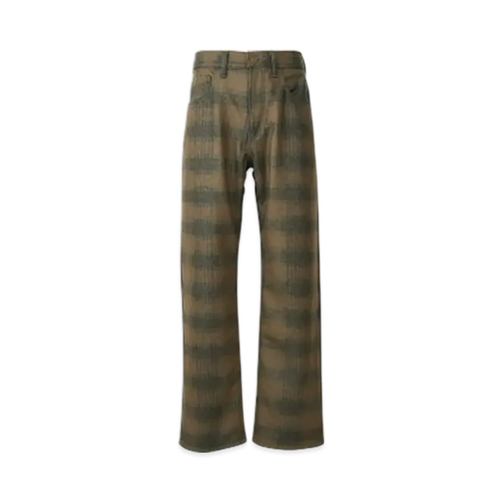 HYSTERIC GLAMOUR Loose Straight Pants "Green"
