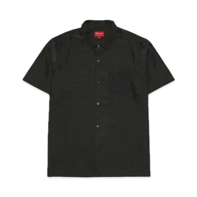 Supreme Leopard Silk S/S Shirt "Charcoal"
