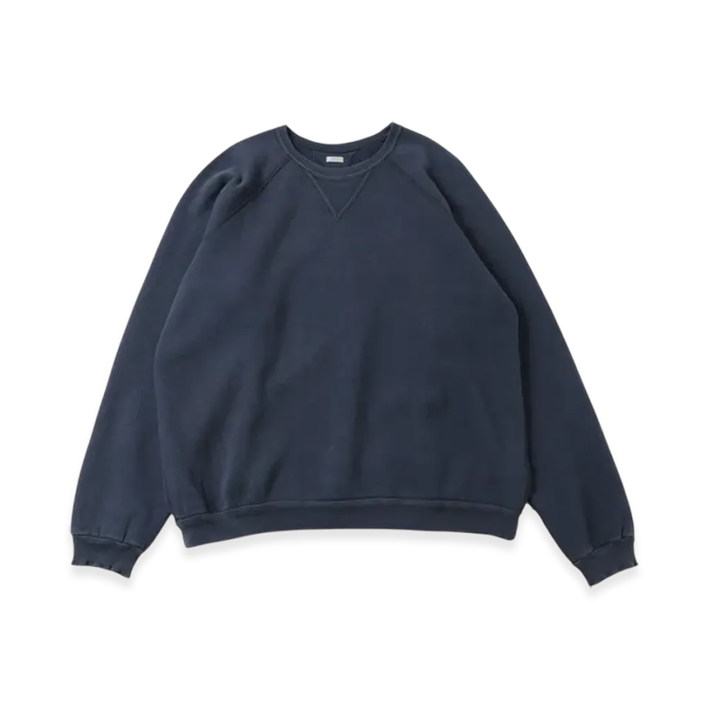 A.PRESSE Vintage Double V Sweatshirt "Navy"