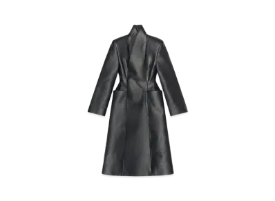 BALENCIAGA Flare Hourglass Coat "Black"