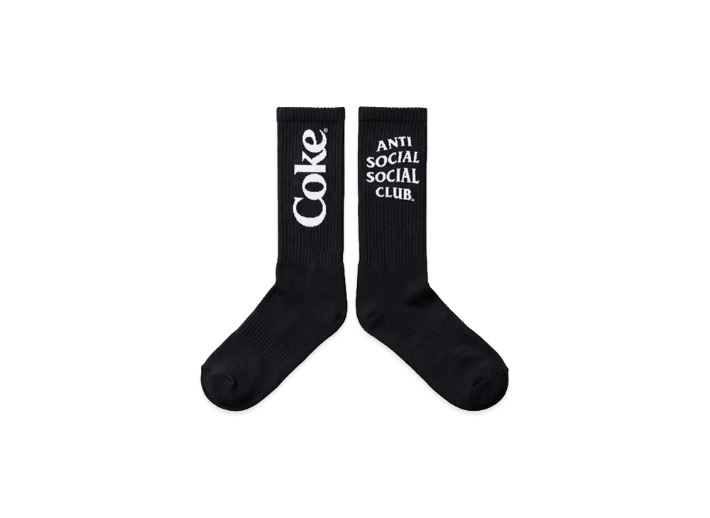ANTI SOCIAL SOCIAL CLUB x Coca-Cola Coke Socks "Black"