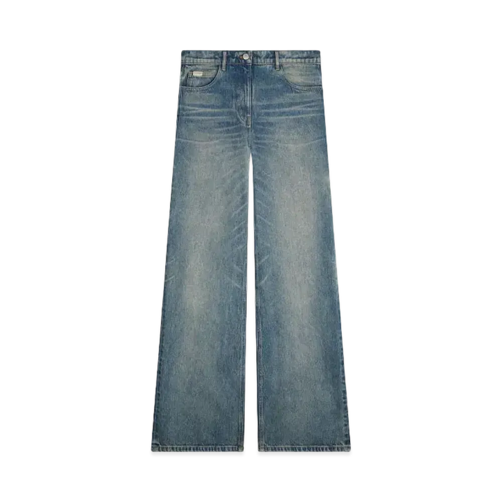 Courreges Hammer Denim Baggy Pants "Vintage Medium Blue"