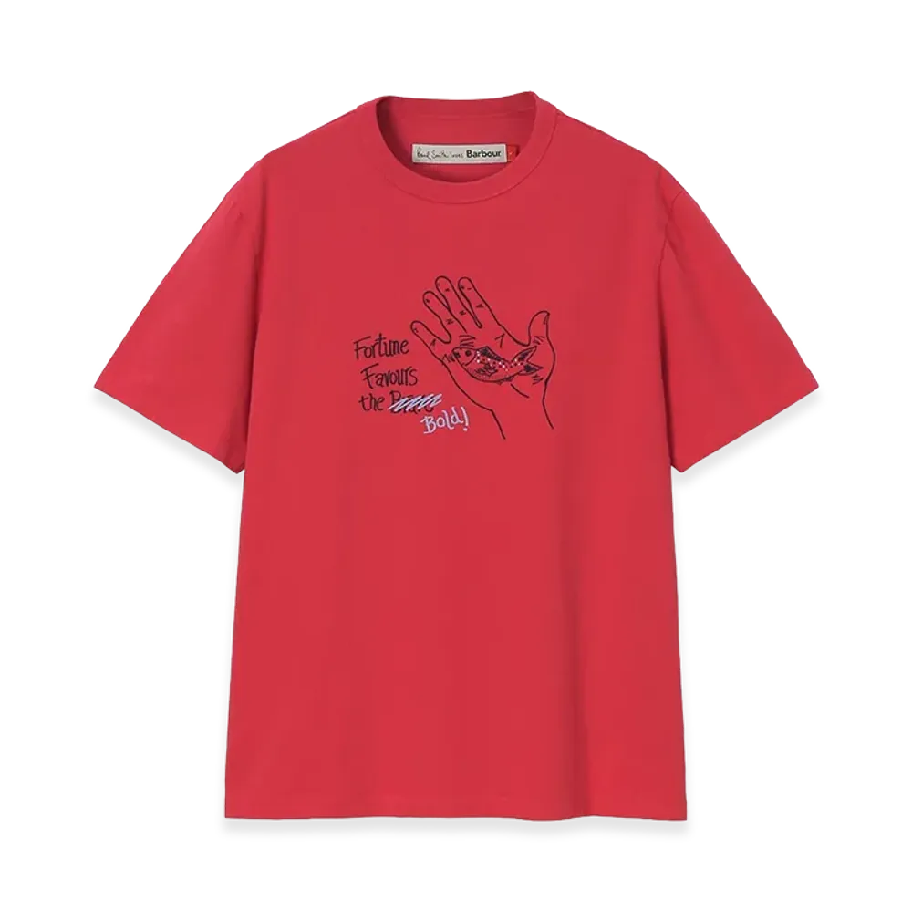 Barbour x Paul Smith Fortuna Teller T-Shirt "Cherry"