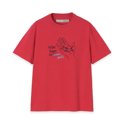 Barbour x Paul Smith Fortuna Teller T-Shirt "Cherry"