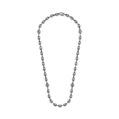 GUCCI Double G Necklace "Silver"