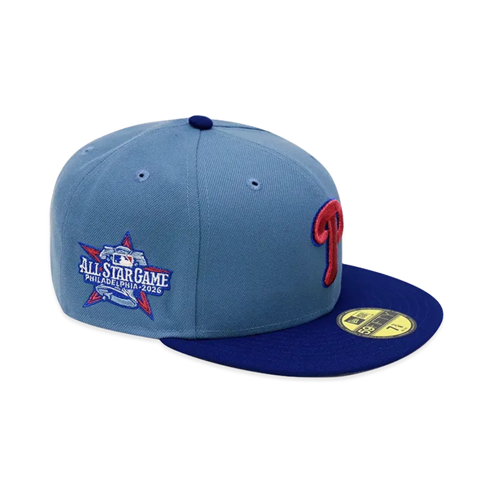 NEW ERA x THE CAP 59Fifty 2026 ASG Venue Philadelphia Phillies "Blue/Dark Royal"