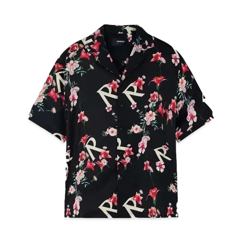 REPRESENT Floral Shirt "Black"