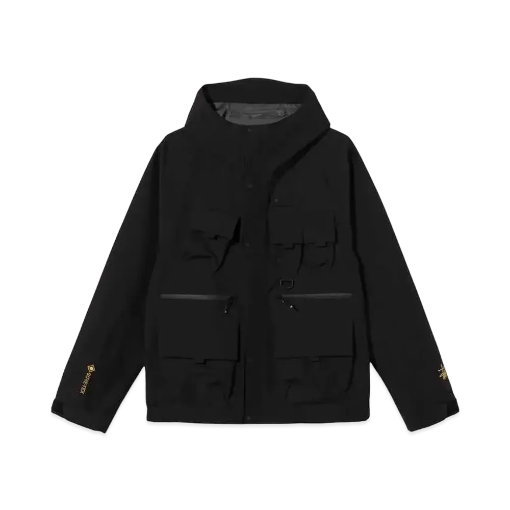 Stussy x GORE-TEX® WADING SHELL SOLID JACKET "Black"