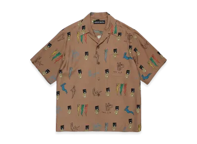 WACKO MARIA Hawaiian Shirt "Brown"
