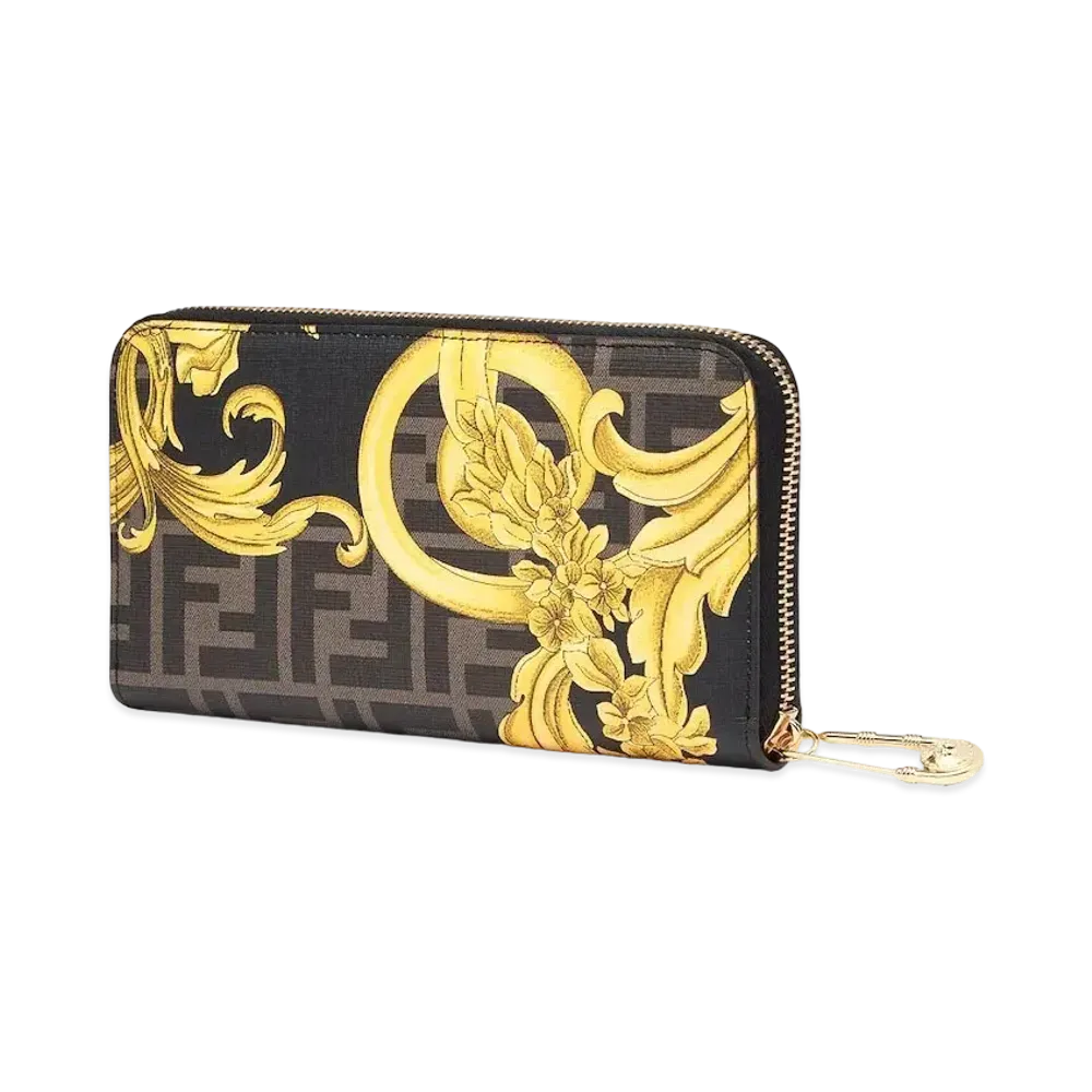 FENDI x Versace Fendace Wallet In Multicolor Fabric "Multicolor"
