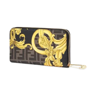 FENDI x Versace Fendace Wallet In Multicolor Fabric "Multicolor"