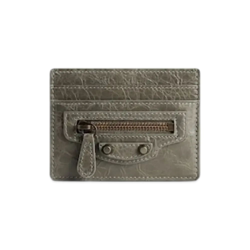 BALENCIAGA Le City Card Holder "Olive"