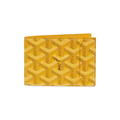 Goyard Insert Victoire Card Wallet "Yellow"