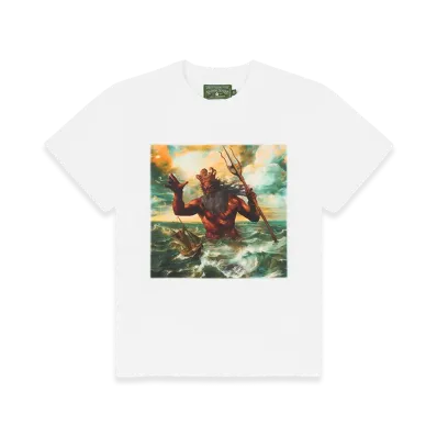 DENIM TEARS Poseidon's Revenge Tee "White"