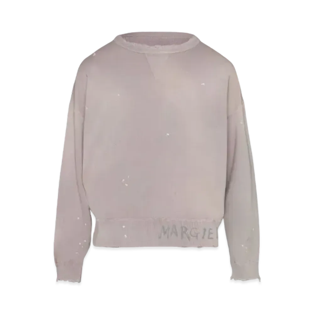Maison Margiela Handwritten Logo Sweatshirt "Lilac"