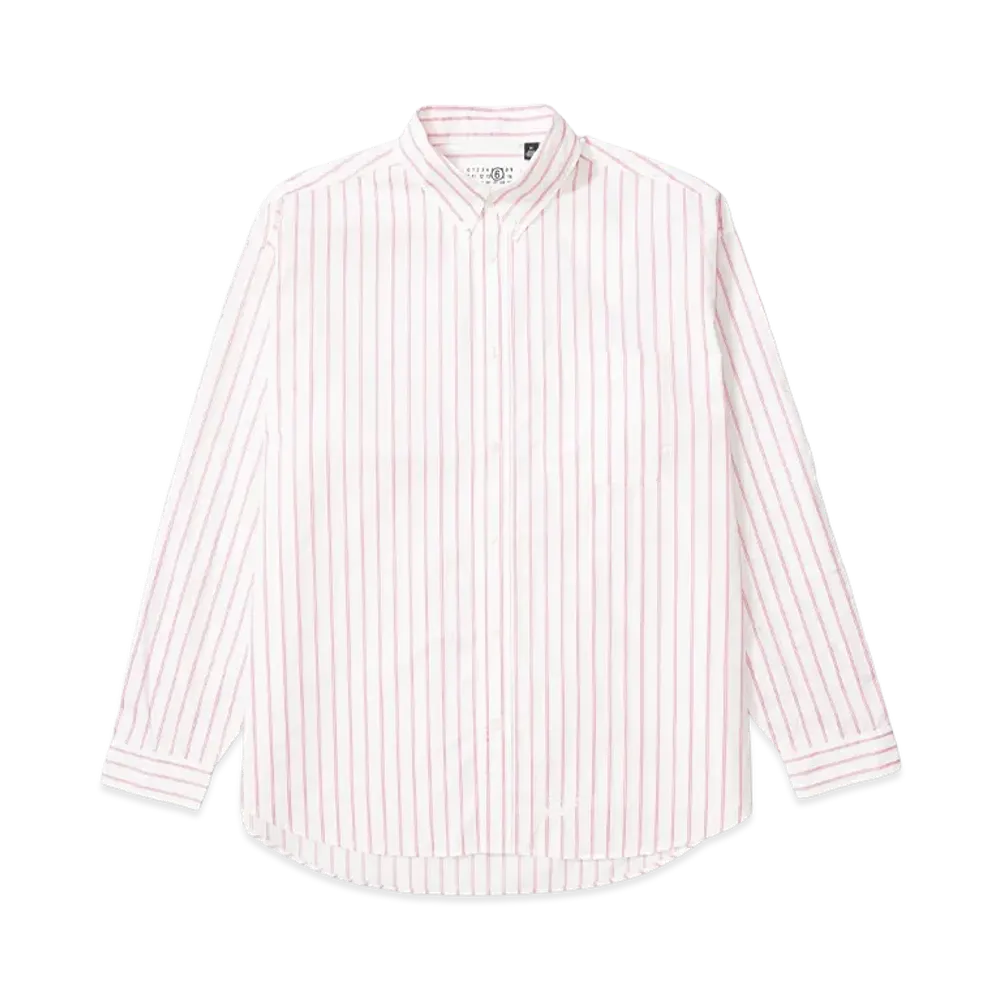 Supreme x MM6 Maison Margiela Stripe Shirt "White"