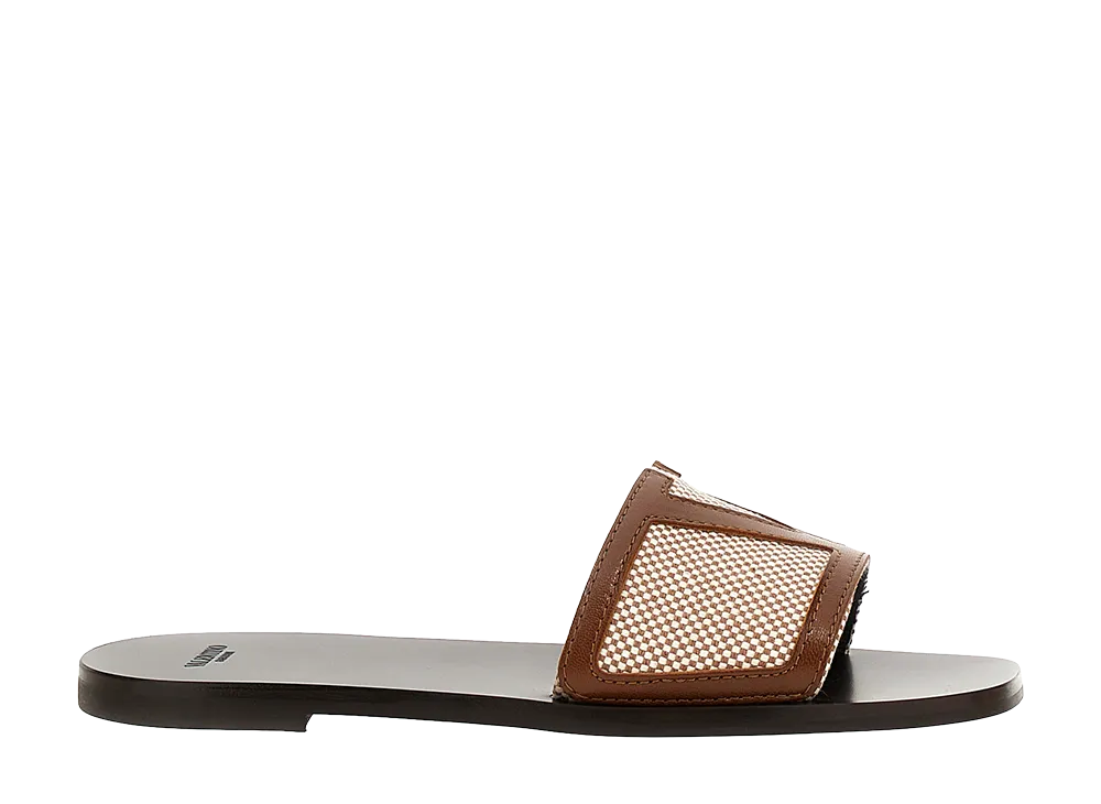 Valentino Garavani Women's vlogo Sandals "Brown"