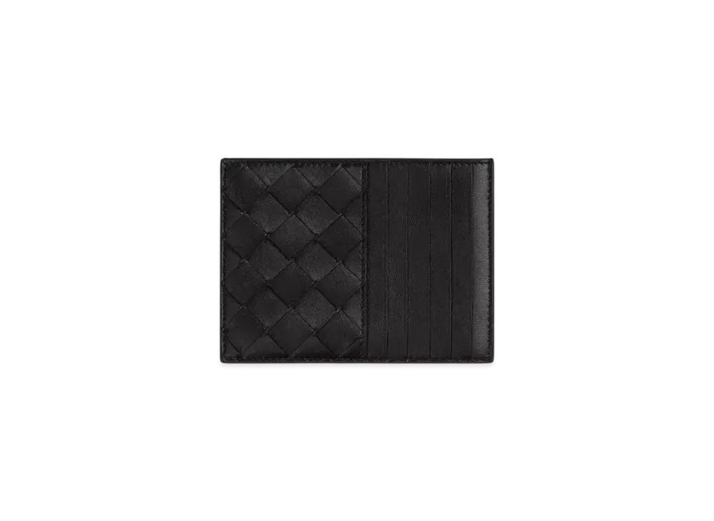 Bottega Veneta Card Case With Coin Purse "Black"
