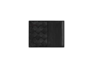 Bottega Veneta Card Case With Coin Purse "Black"