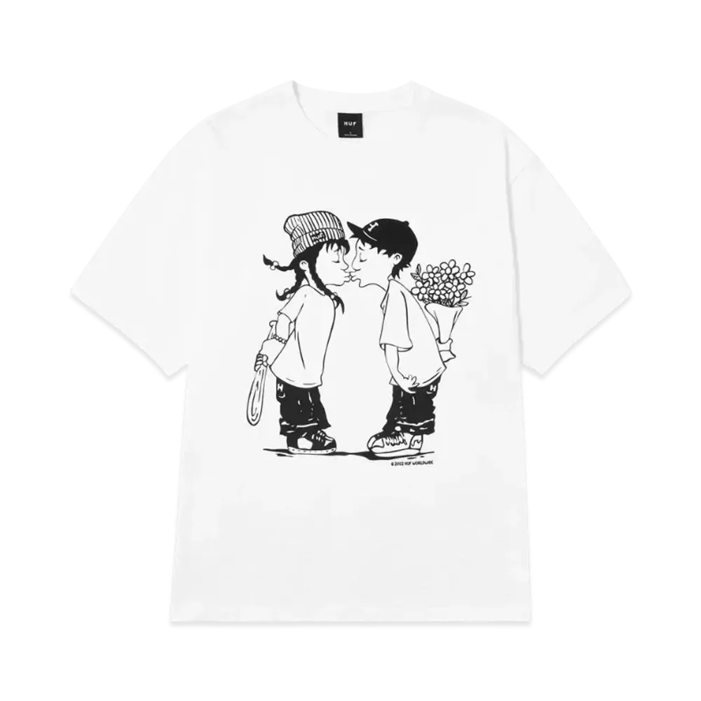 HUF And Kisses Tee "White"