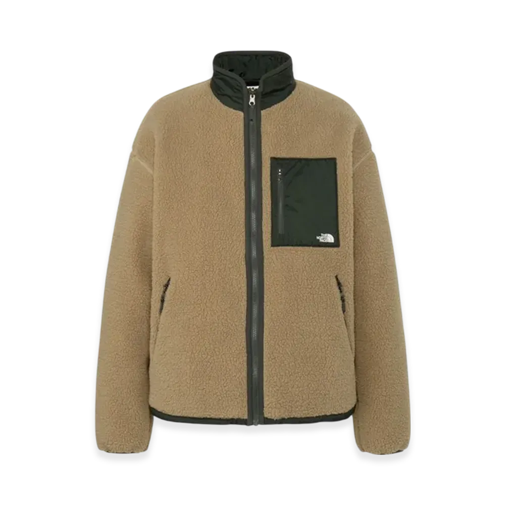 The North Face Reversible Extreme Pile Fleece Jacket "Classic Khaki/Alpine"