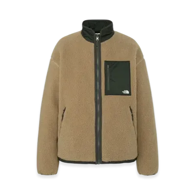 The North Face Reversible Extreme Pile Fleece Jacket "Classic Khaki/Alpine"