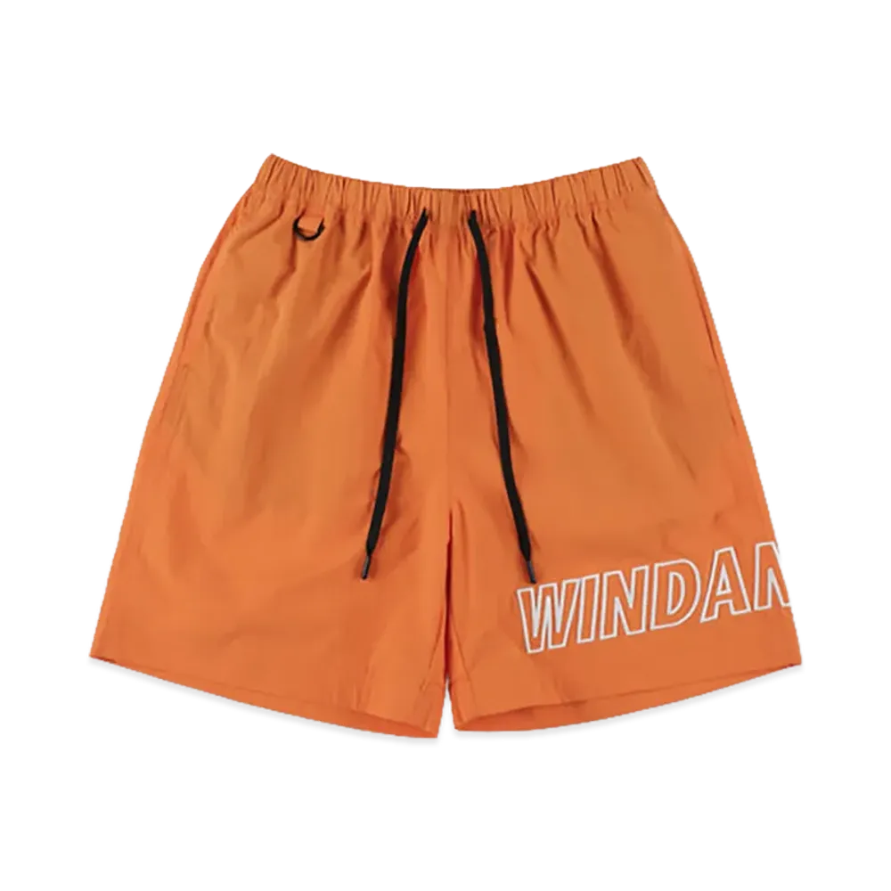 WIND AND SEA Big Logo Shorts "Orange"