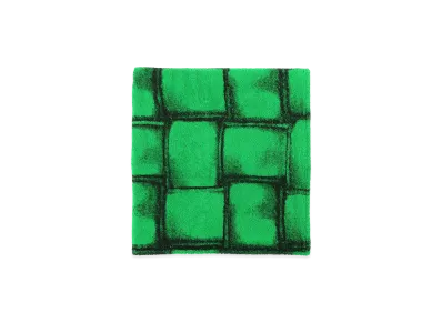 Bottega Veneta Embroidered Terry Beach Towel "Green"