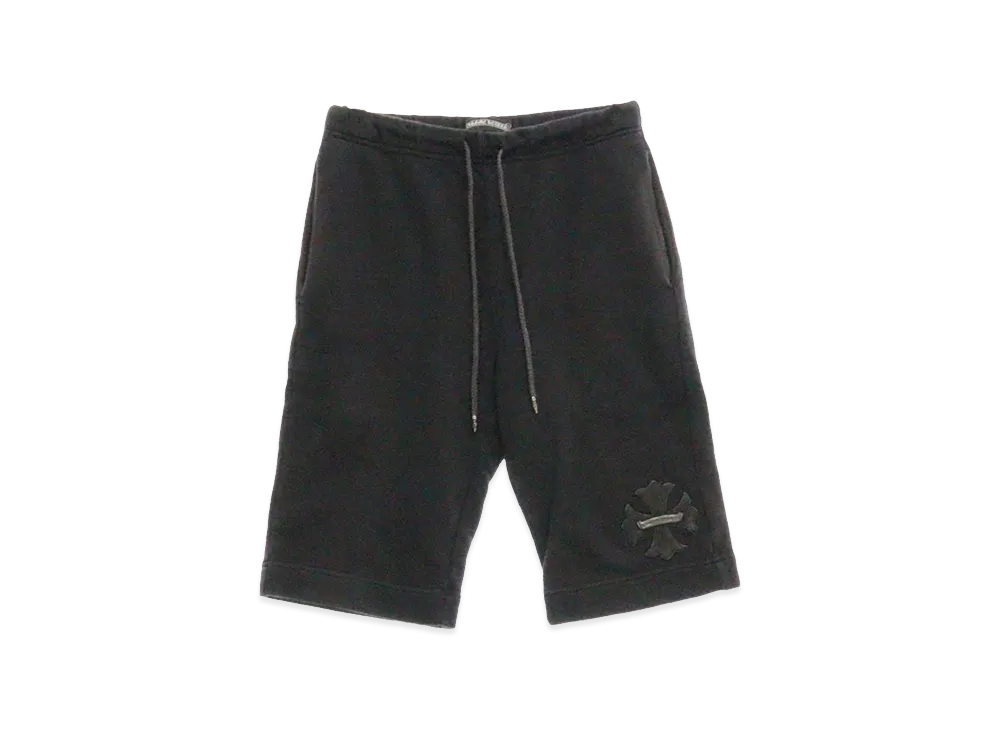 Chrome Hearts CH Patch Sweat Shorts "Black"