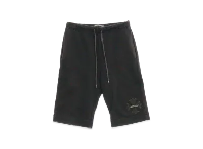 Chrome Hearts CH Patch Sweat Shorts "Black"