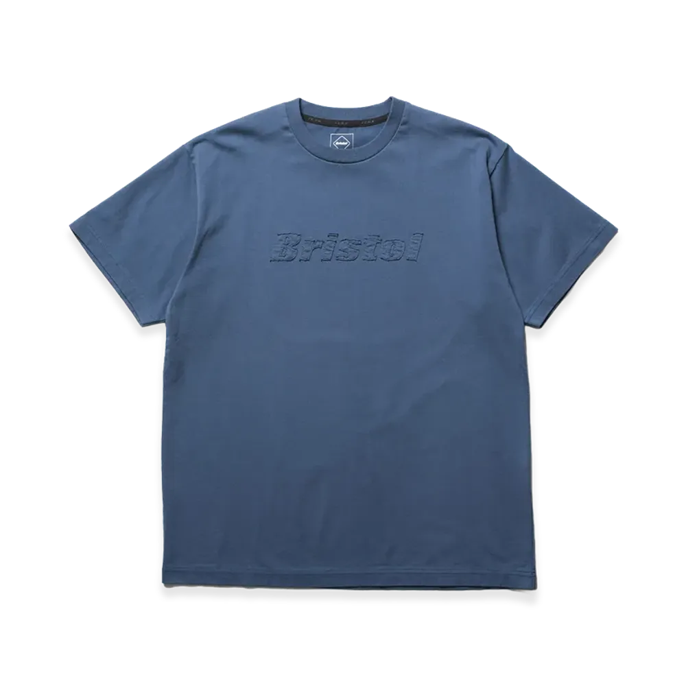F.C.Real Bristol Cut-Off Logo S/S Tee "Blue"