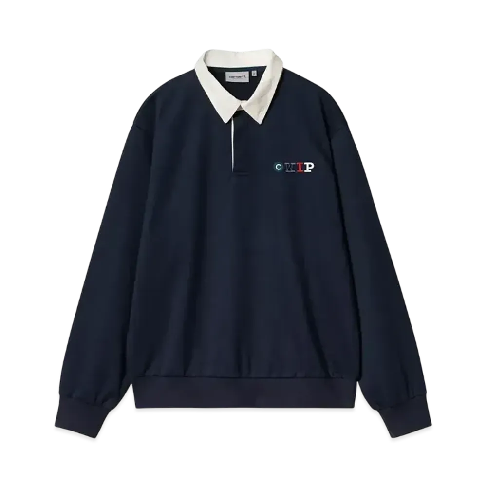 Carhartt WIP Flags Rugby Sweat "Space"