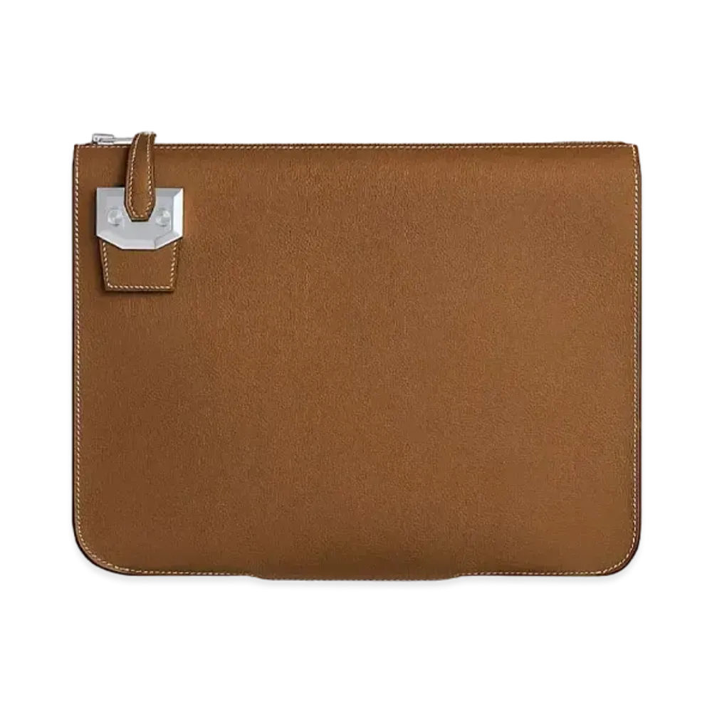 Hermes Clutch Bag City Hall PM "Gold"