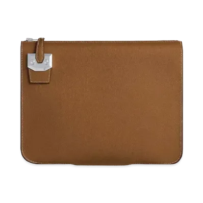 Hermes Clutch Bag City Hall PM "Gold"
