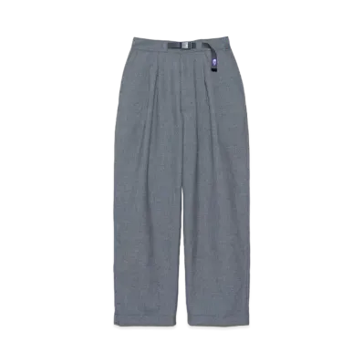 The North Face PURPLE LABEL Polyester Wool Oxford Tuck Field Pants "Mix Gray"
