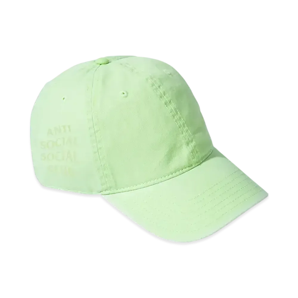 ANTI SOCIAL SOCIAL CLUB I FEEL NUMB Tonal Mind Games Dad Cap "Neon Green"