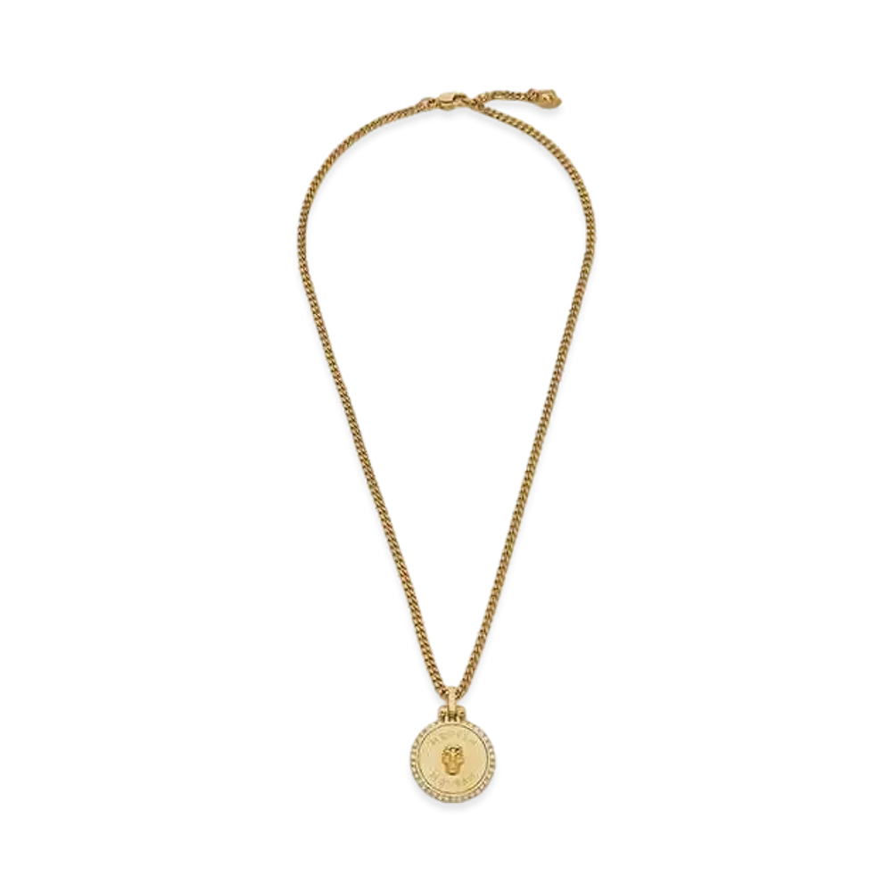 Alexander McQUEEN Sovereign Skull Necklace "Gold"