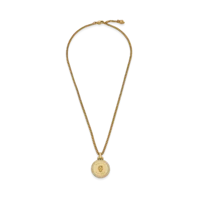 Alexander McQUEEN Sovereign Skull Necklace "Gold"