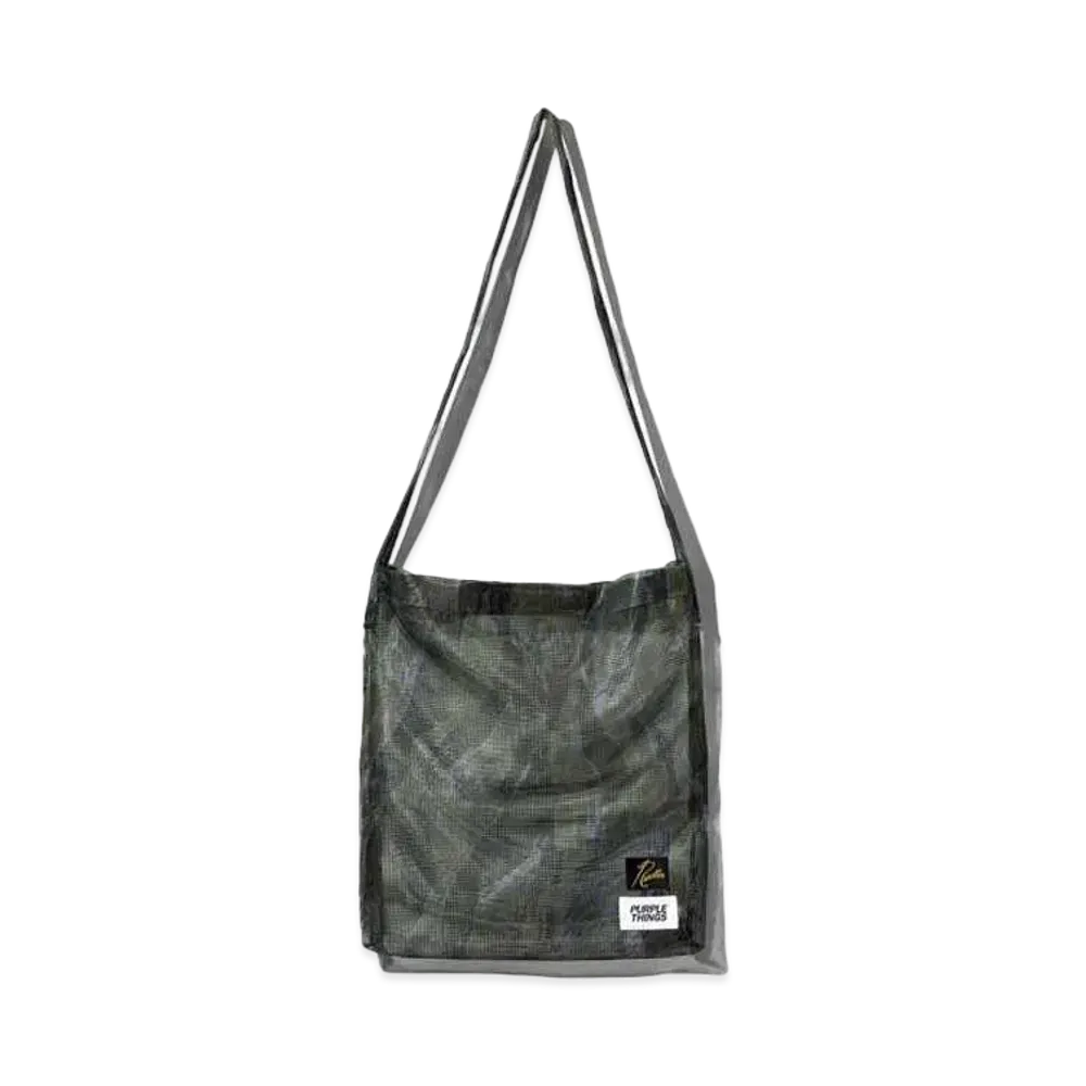 Needles x PURPLE THINGS Book Bag - Heavyweight Mesh "Tiger Camo/Purple"
