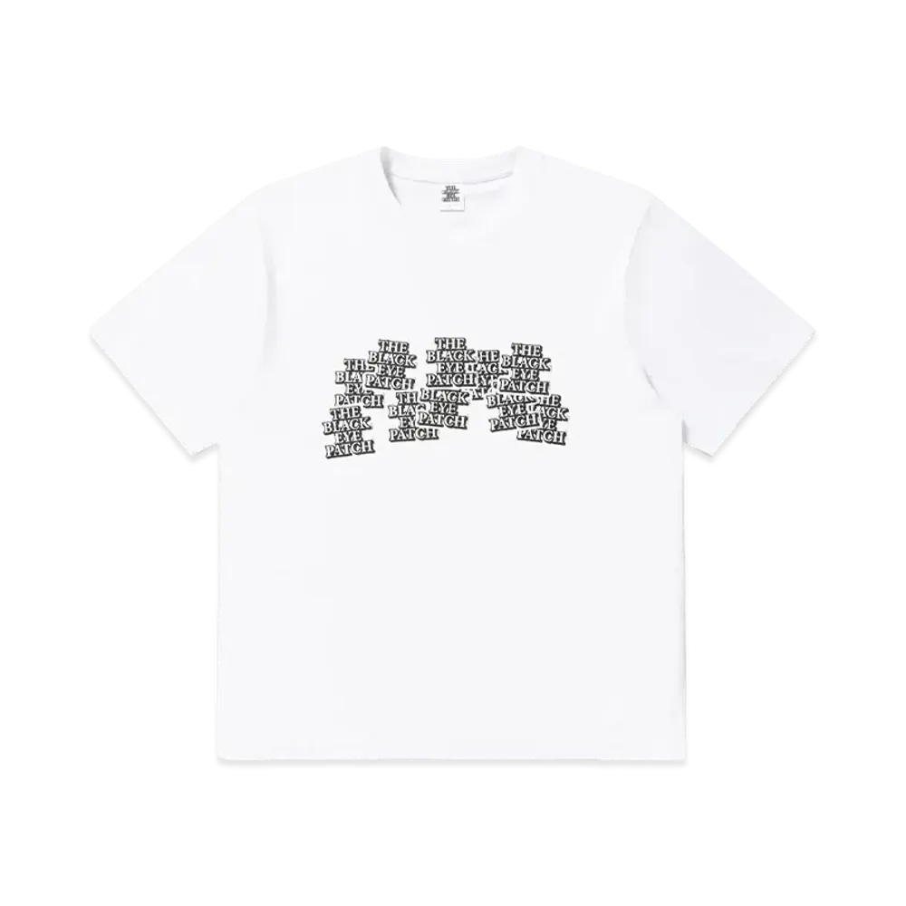 BlackEyePatch Repetitive OG Label Tee "White"