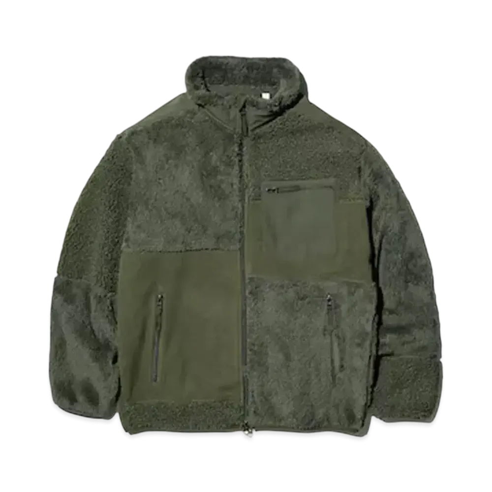 Uniqlo x Engineered Garments Combination Fleece Jacket "Olive"
