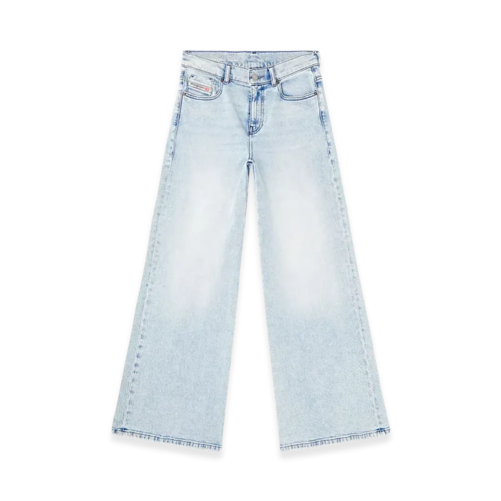 Diesel Flare Jeans 1978 D-Akemi 0adbj "Light Blue"