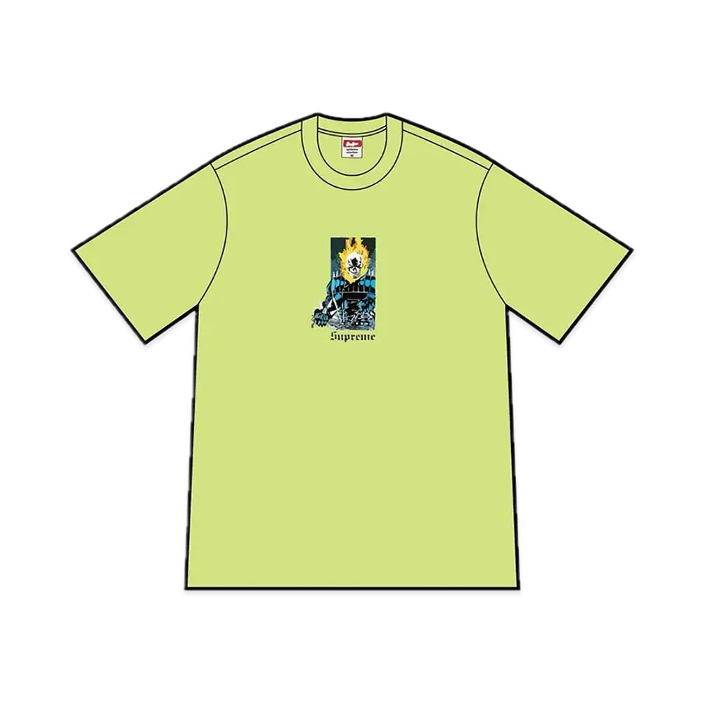 Supreme Ghost Rider Tee "Neon Green"
